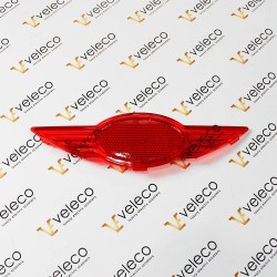 Odbłyśnik z blokadą Czerwony FASTER DRACO
