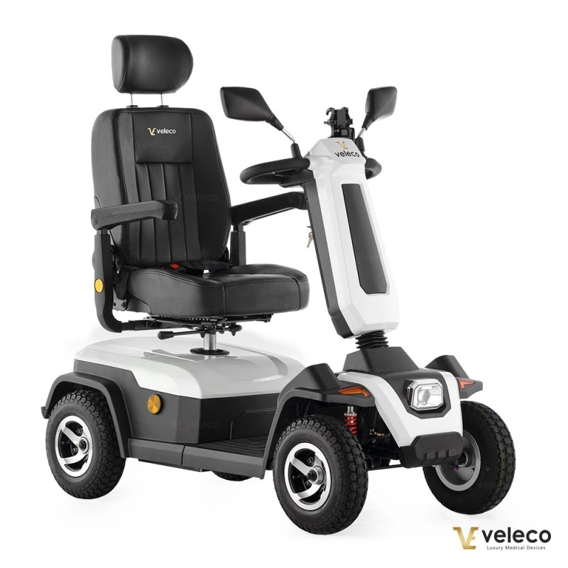 Veleco SHARPY: 4-kołowy skuter inwalidzki z fotelem kapitańskim