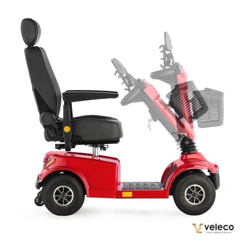 Veleco JUMPY: skuter inwalidzki z pełnym zawieszeniem