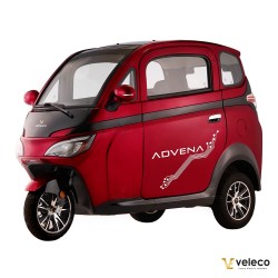Veleco ADVENA: 2-osobowy zabudowany motorower mini samochód
