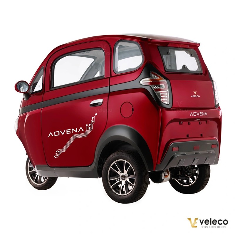 Veleco ADVENA: 2-osobowy zabudowany motorower mini samochód
