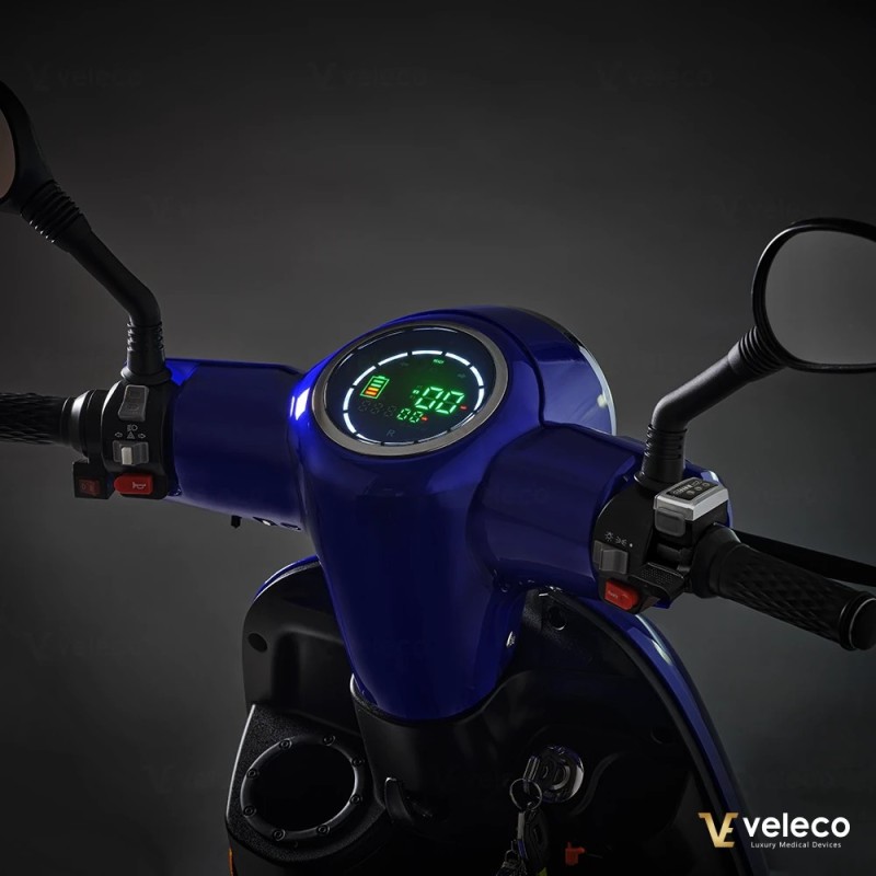 Veleco TURRIS: skuter inwalidzki z przyciskiem przyspieszającym