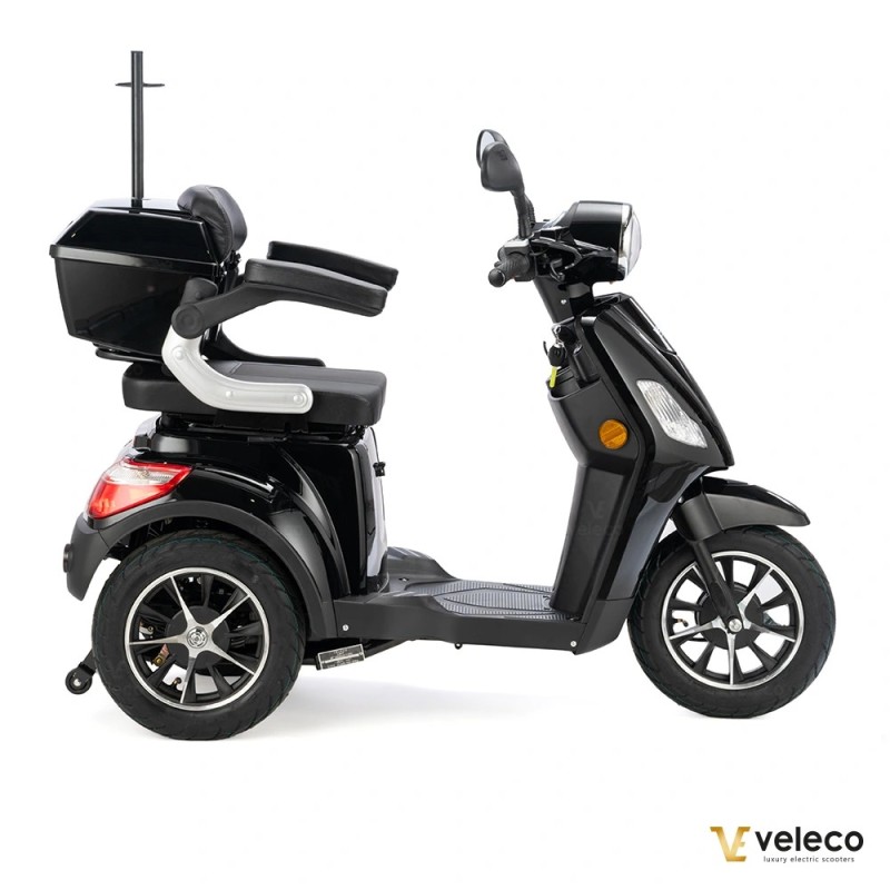 Veleco DRACO: 3-kołowy skuter inwalidzki z dodatkowym wyposażeniem