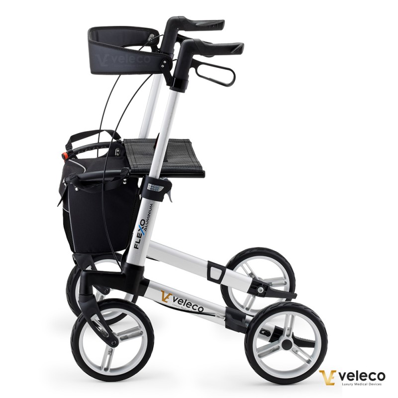 Veleco FLEXO Aluminium: lekki, składany balkonik rehabilitacyjny