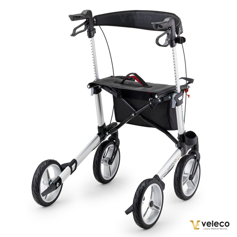Veleco FLEXO Aluminium: lekki, składany balkonik rehabilitacyjny