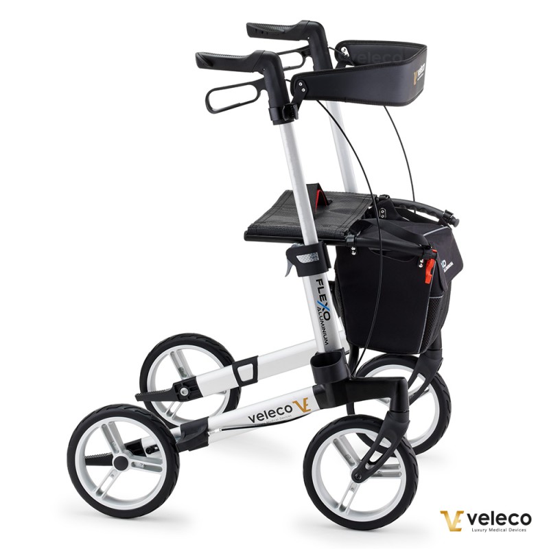 Veleco FLEXO Aluminium: lekki, składany balkonik rehabilitacyjny