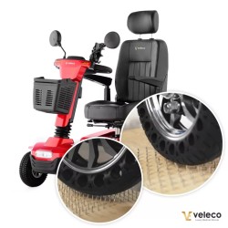 Veleco pełne opony do skutera inwalidzkiego JUMPY – zestaw 4 sztuk