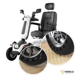 Veleco pełne opony do skutera inwalidzkiego SHARPY – komplet 4 sztuk