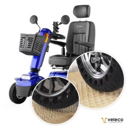 Veleco pełne opony do skutera inwalidzkiego LOOPER – zestaw 4 sztuk