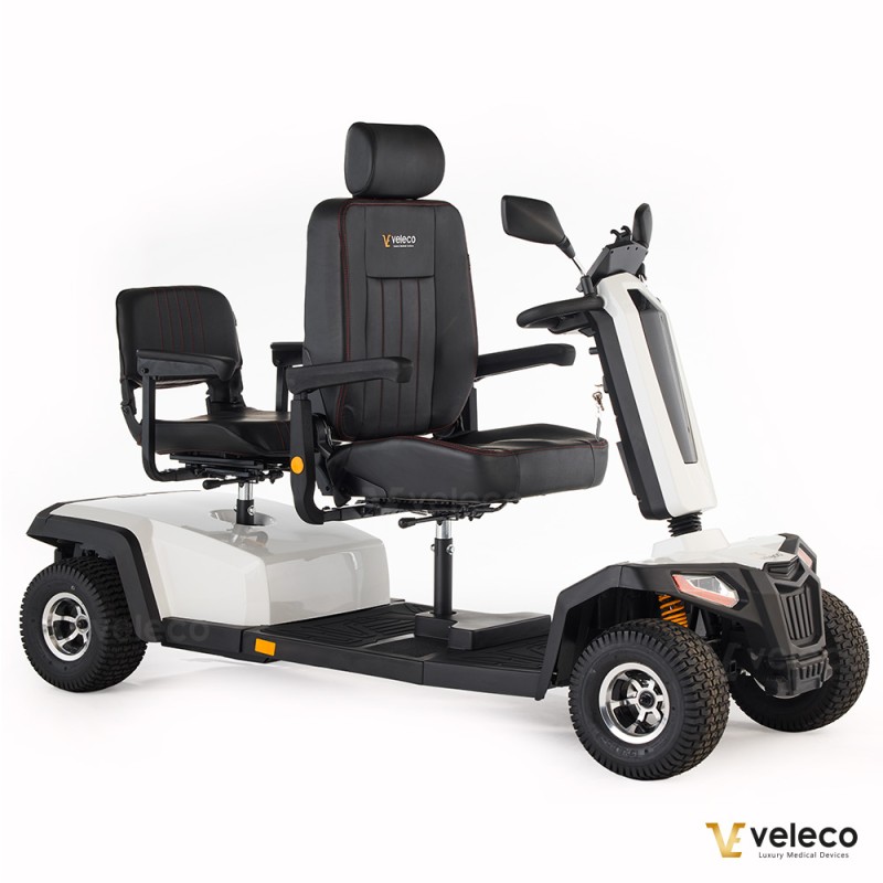 Veleco SHARPY TWIN: skuter inwalidzki z podwójnym siedzeniem