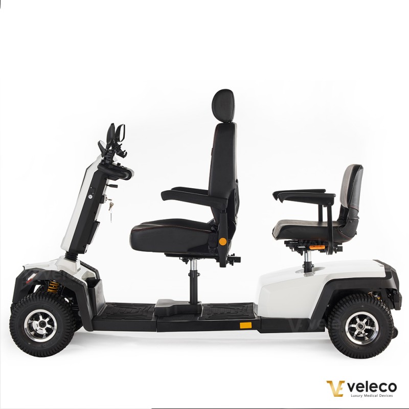 Veleco SHARPY TWIN: skuter inwalidzki z podwójnym siedzeniem