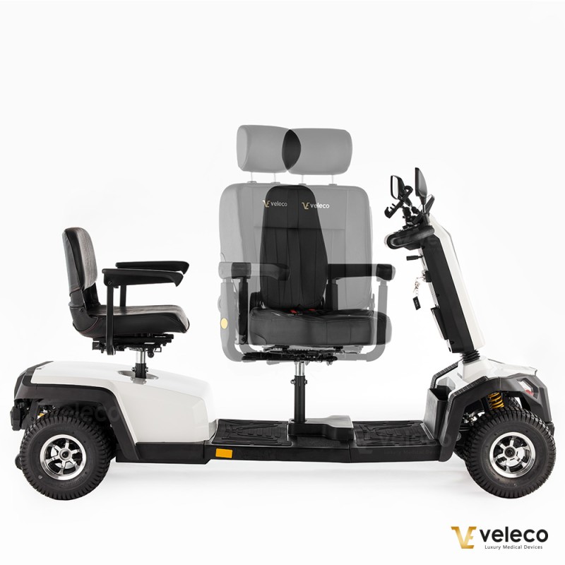 Veleco SHARPY TWIN: skuter inwalidzki z podwójnym siedzeniem